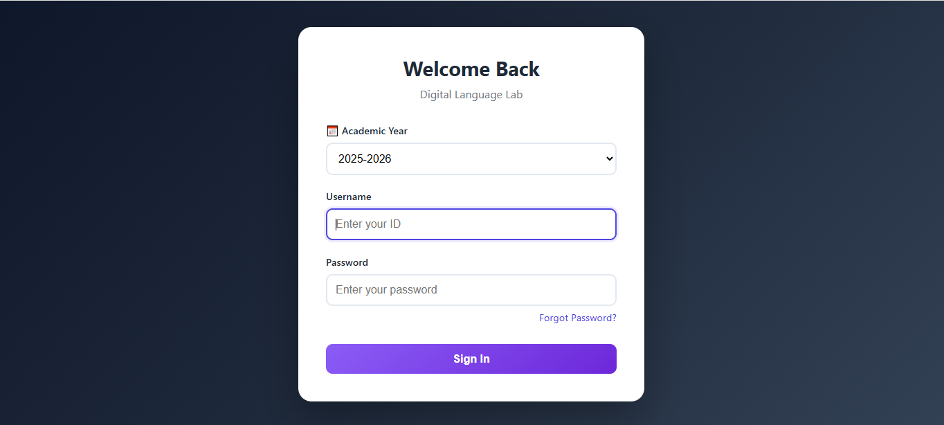 Secure Login Portal