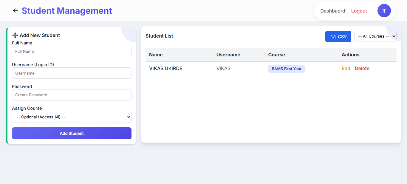 Student Enrollment & Management